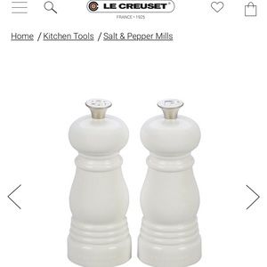 Le Creuset Salt & Pepper Mills (Brand New!)